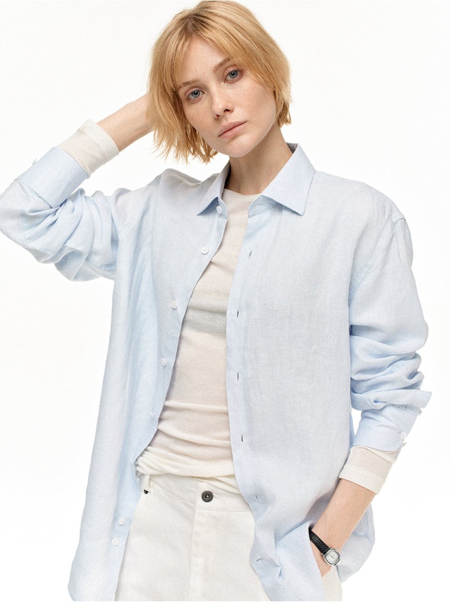 MADWITCH VINTAGE LINEN RELAXED SHIRT 36196 - MadWitch Store