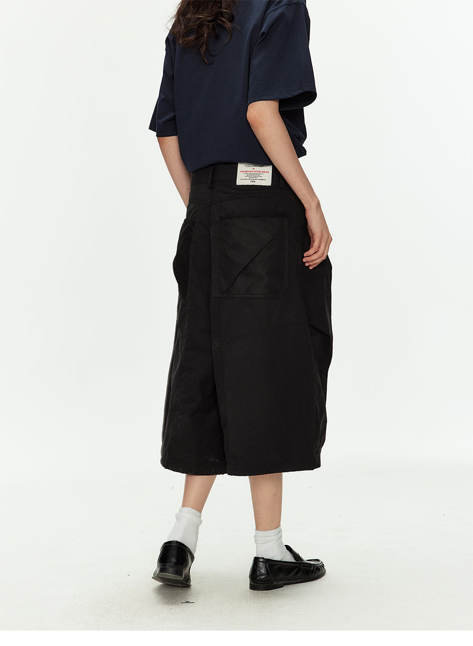 MADWITCH MESH CARGO CROP PANTS #CK276D