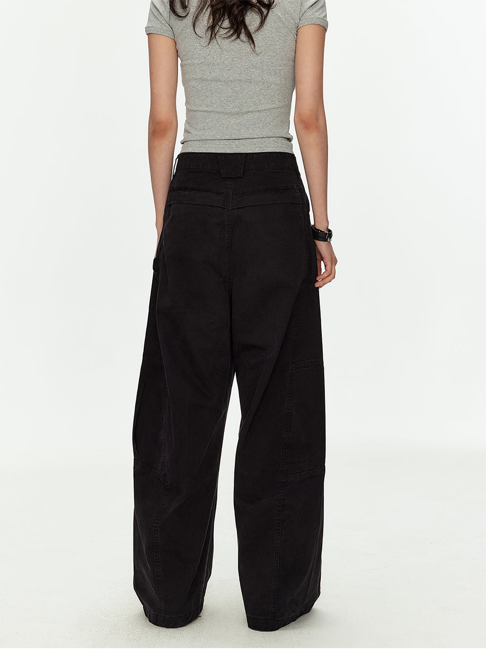 MADWITCH DECONSTRUCTED PLEATED PANTS #CK6983