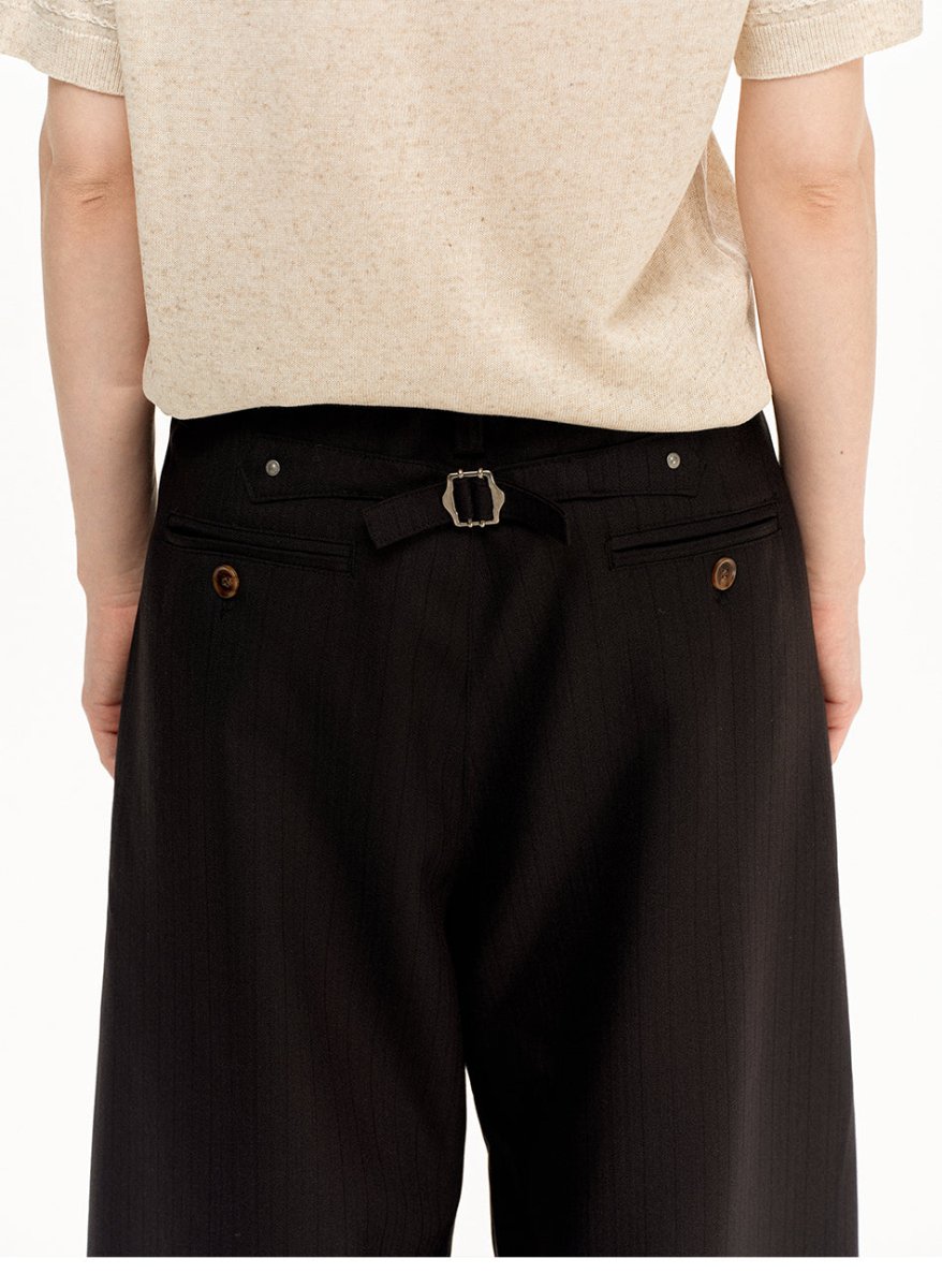 MADWITCH VINTAGE STRIPE WIDE TROUSERS CK6893 - MadWitch Store