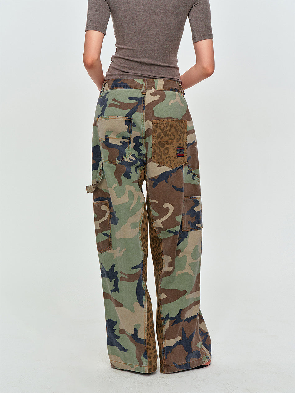 MADWITCH CAMO LEOPARD CARGO PANTS #CK3656