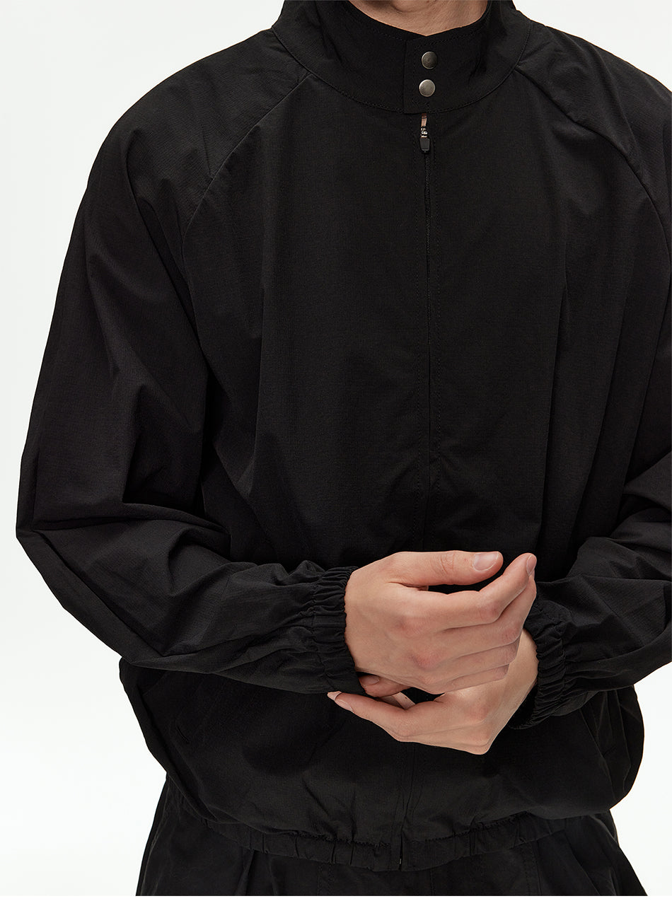MADWITCH STAND COLLAR RAGLAN JACKET #C2642C26
