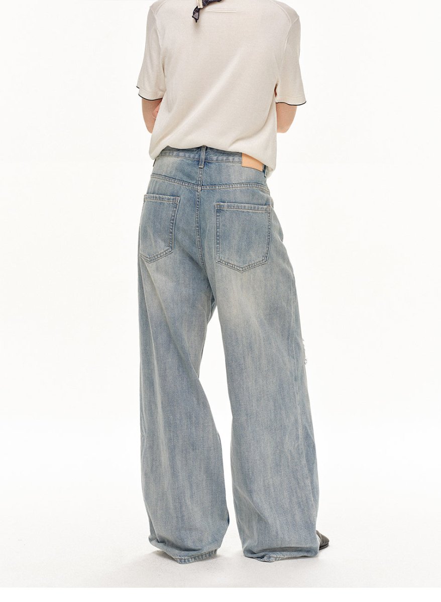 MADWITCH VINTAGE DISTRESSED LOOSE JEANS WHOA124 - MadWitch Store