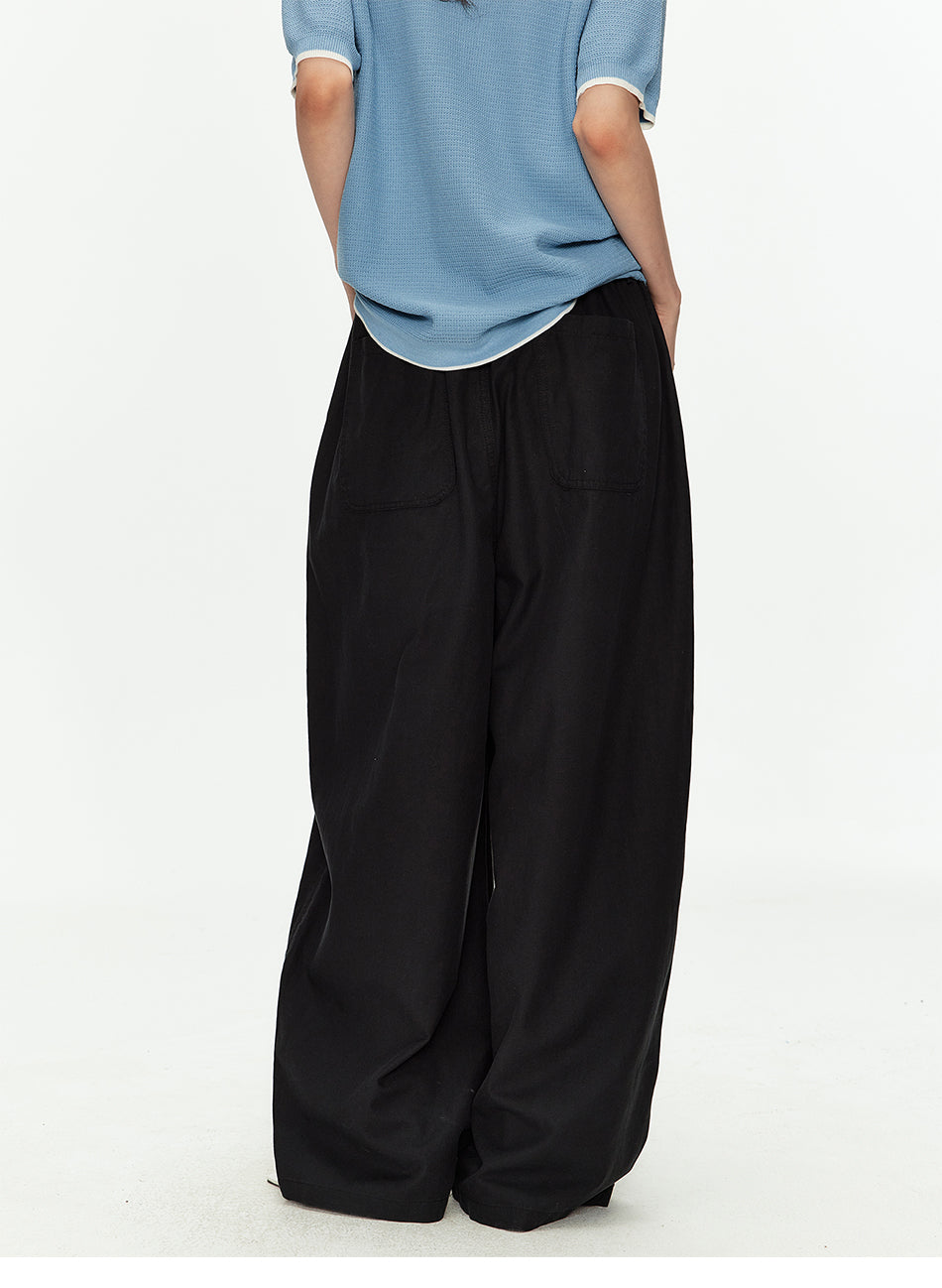 MADWITCH TENCEL DRAWSTRING PANTS #CK61037