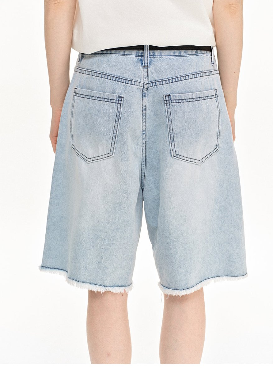 MADWITCH HIGH STREET WASHED SHORTS RK246 - MadWitch Store