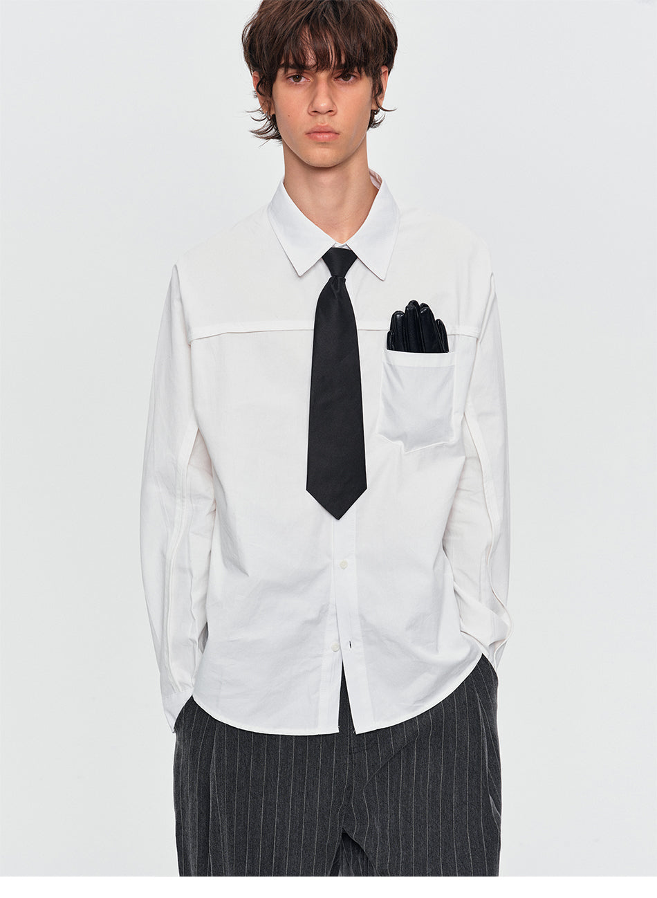 MADWITCH DECONSTRUCTED LOOSE SHIRT #RC151