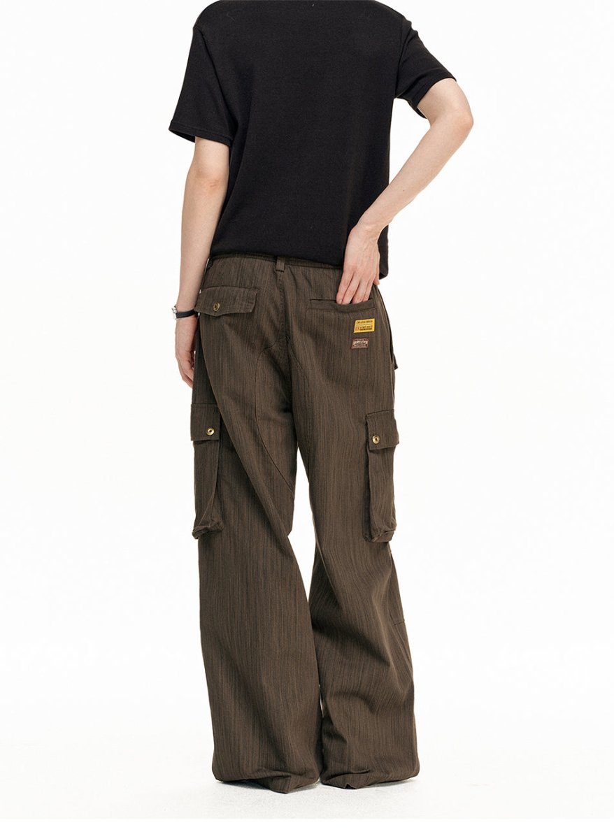 MADWITCH PLEATED MULTI - POCKET WORK PANTS CK6986 - MadWitch Store