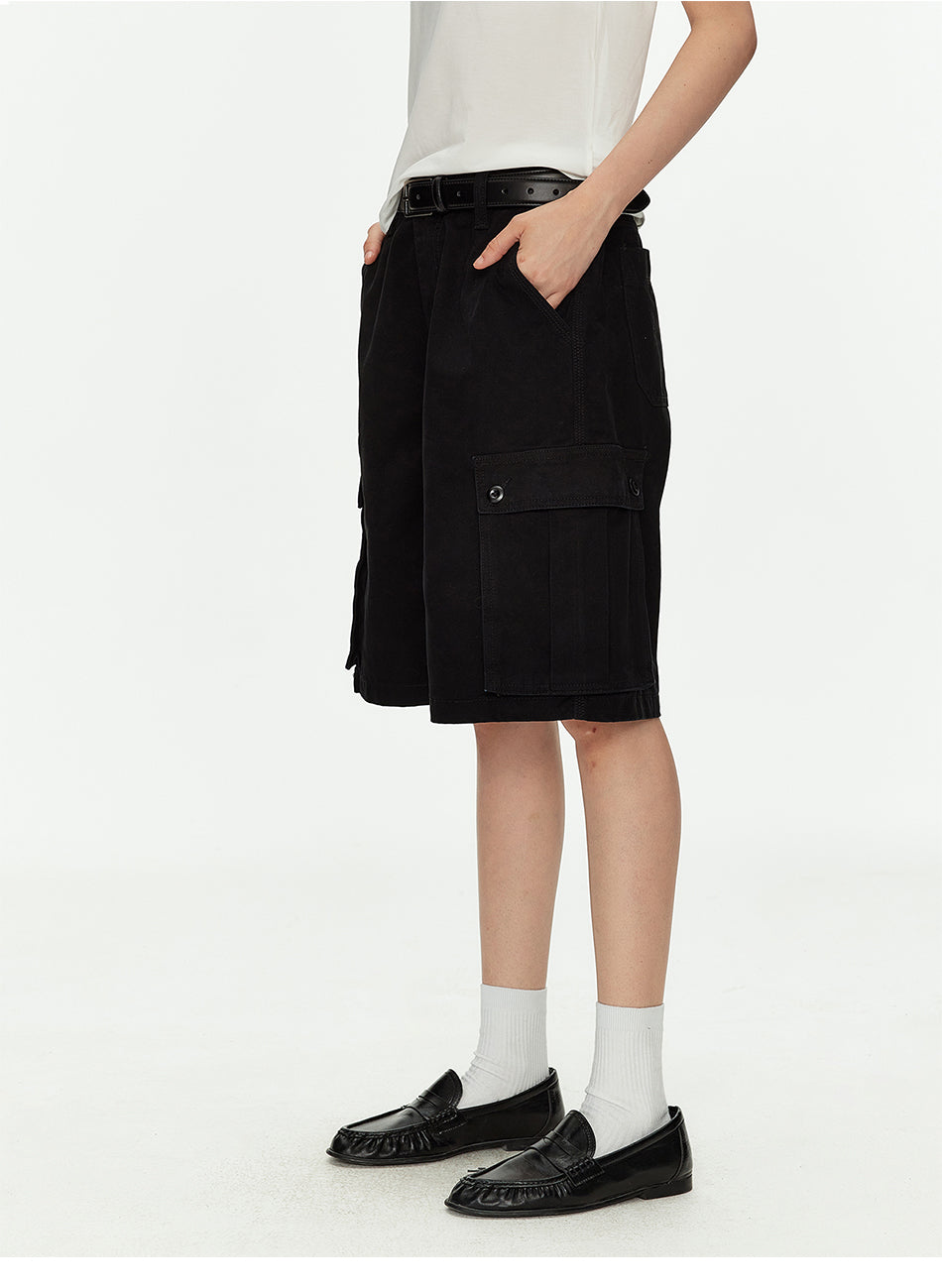 MADWITCH VINTAGE MULTI-POCKET CARGO SHORTS #CK3631D