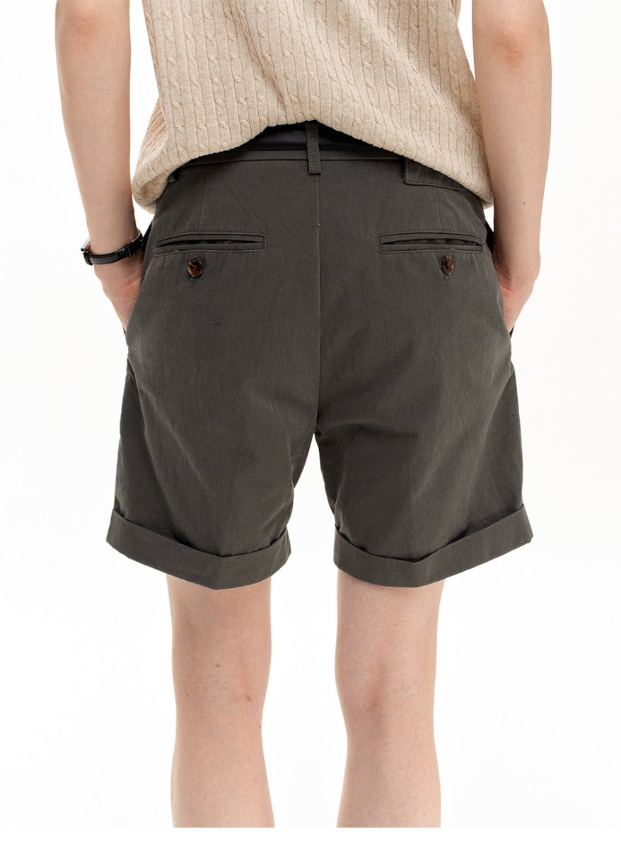 MADWITCH PLEATED RELAXED SHORTS D063 - MadWitch Store