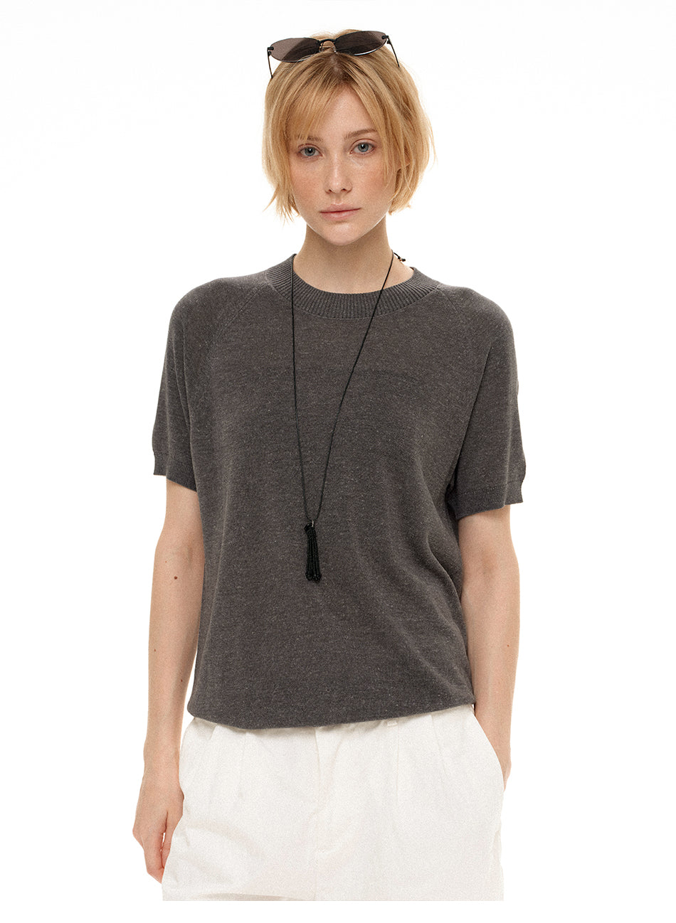 MADWITCH HERITAGE LINEN KNIT TEE #86119