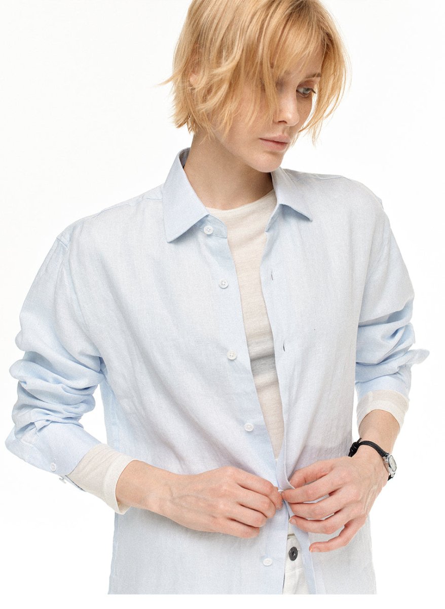 MADWITCH VINTAGE LINEN RELAXED SHIRT 36196 - MadWitch Store