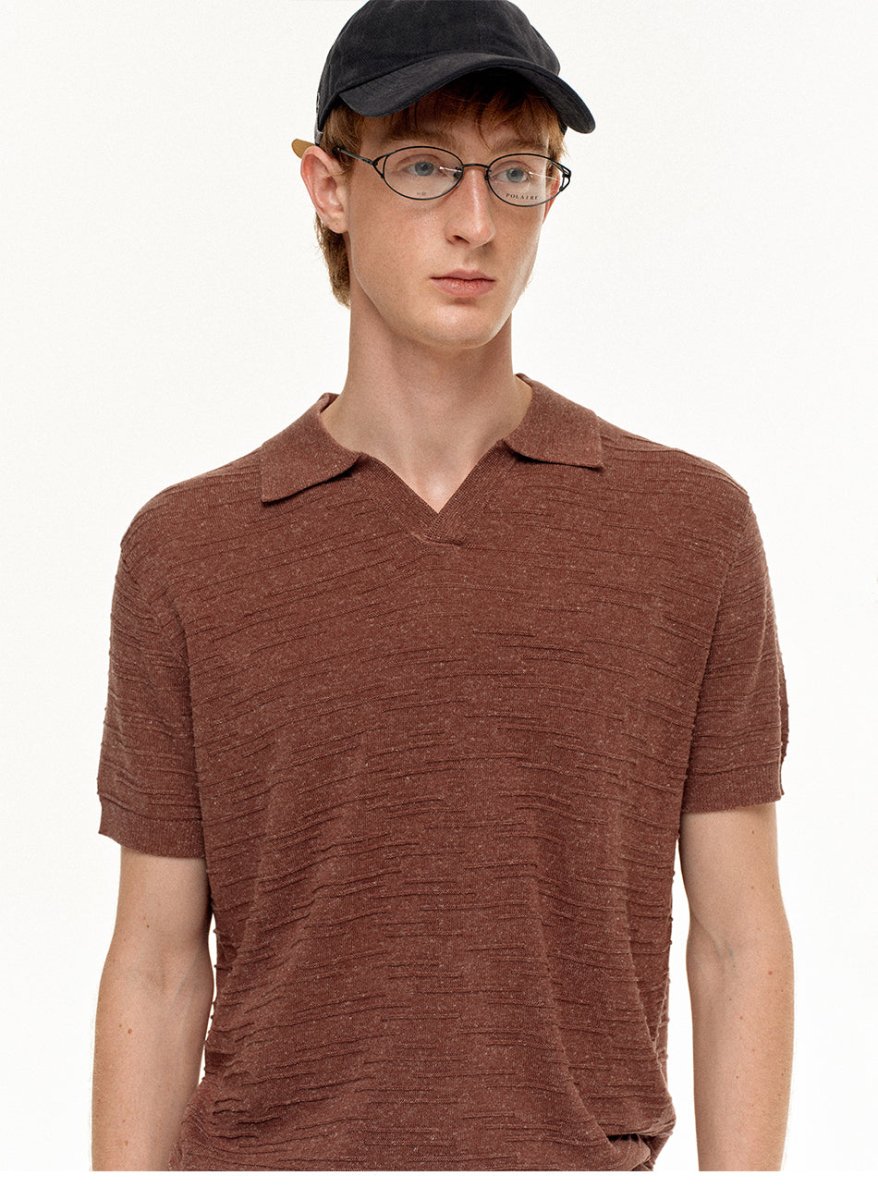 MADWITCH HERITAGE POLO TEXTURED TEE 86123 - MadWitch Store