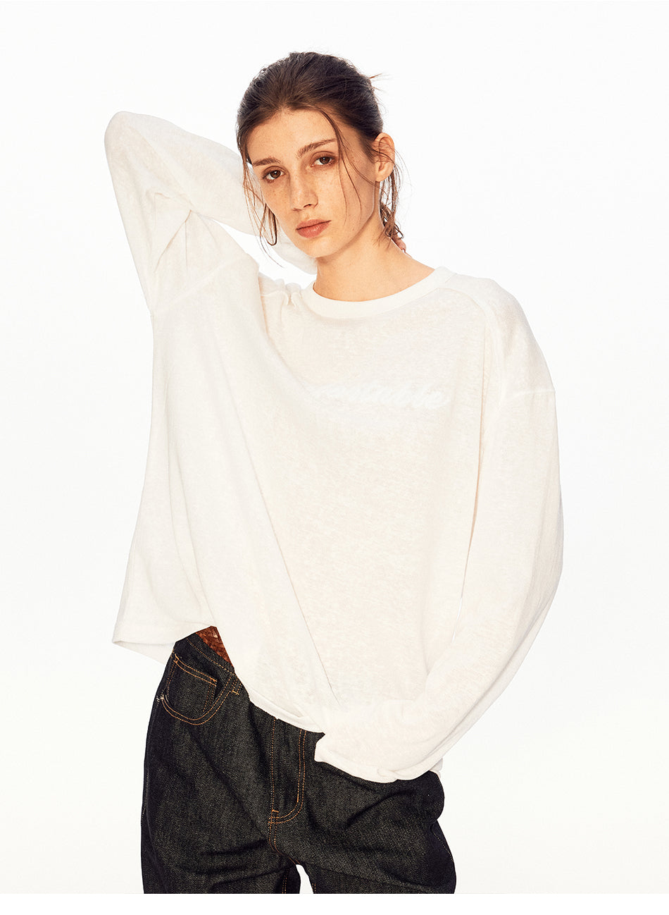 MADWITCH VINTAGE EMBROIDERED LONG TEE #880830