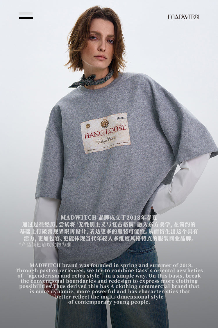 MADWITCH COUPLE’S CASUAL LONG-SLEEVE SHIRT #T555