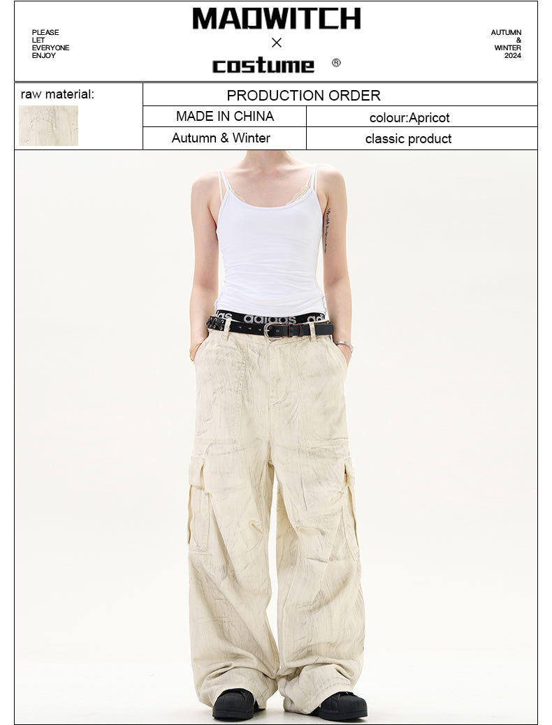 MADWITCH DYED CARGO PANTS #G6461
