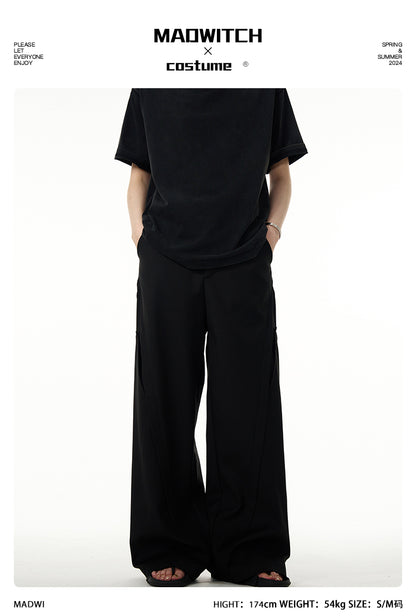 MADWITCH RELAXED-FIT CASUAL PANTS #C8056