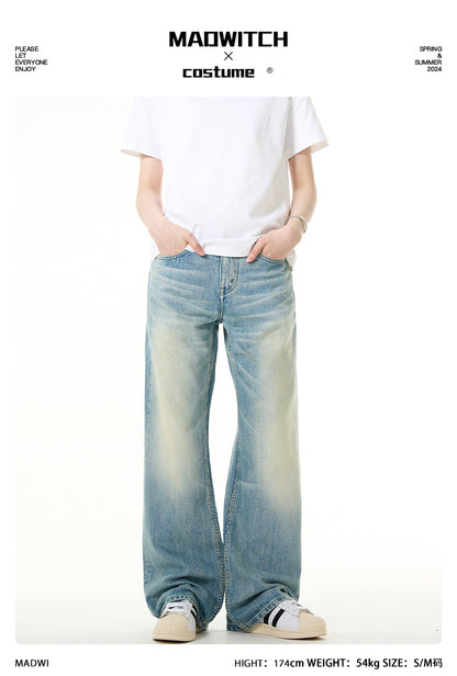 MADWITCH HIGH WAIST SLIM FIT JEANS #BR002