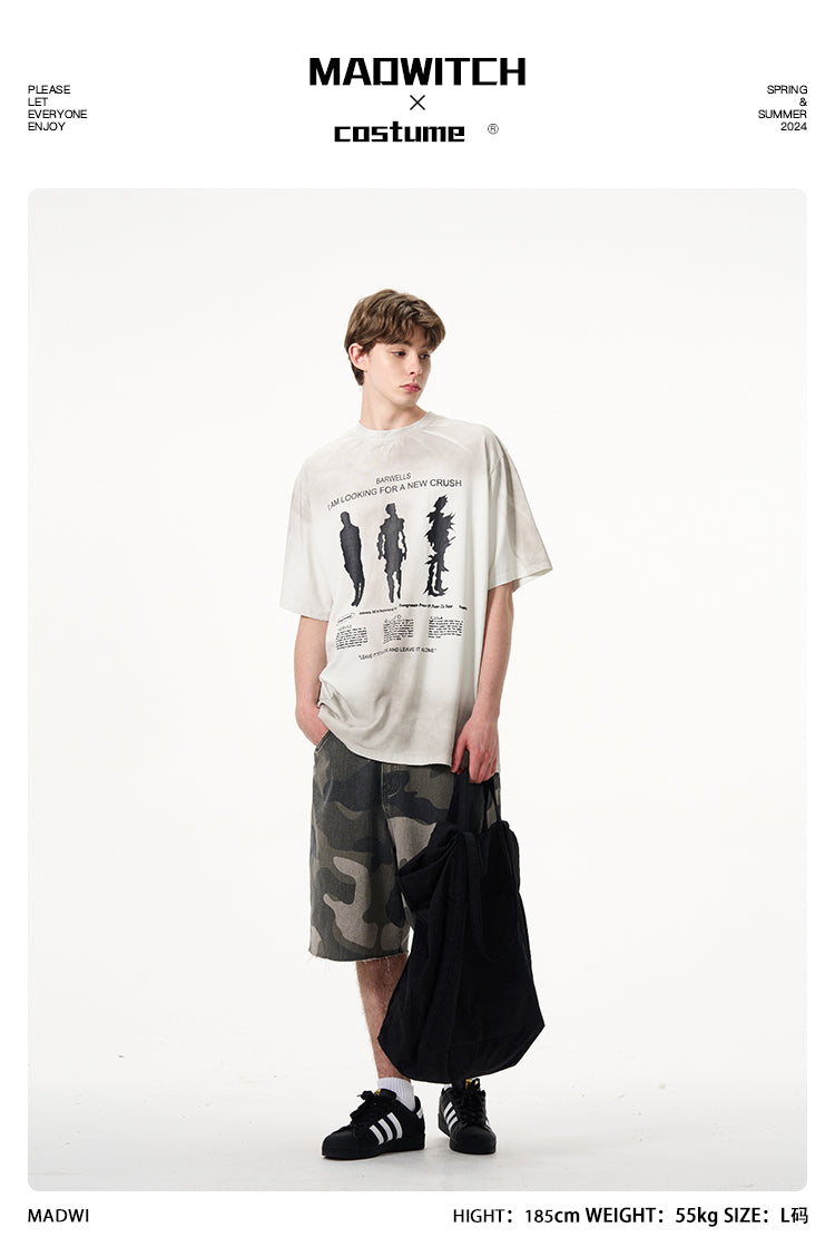 MADWITCH NEW CREATIVE T-SHIRT #BKJ2431