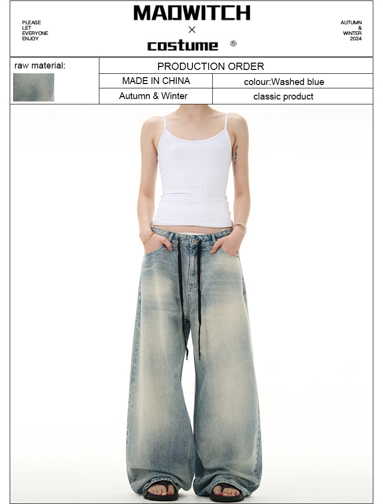 MADWITCH WIDE LEG JEANS #K9310