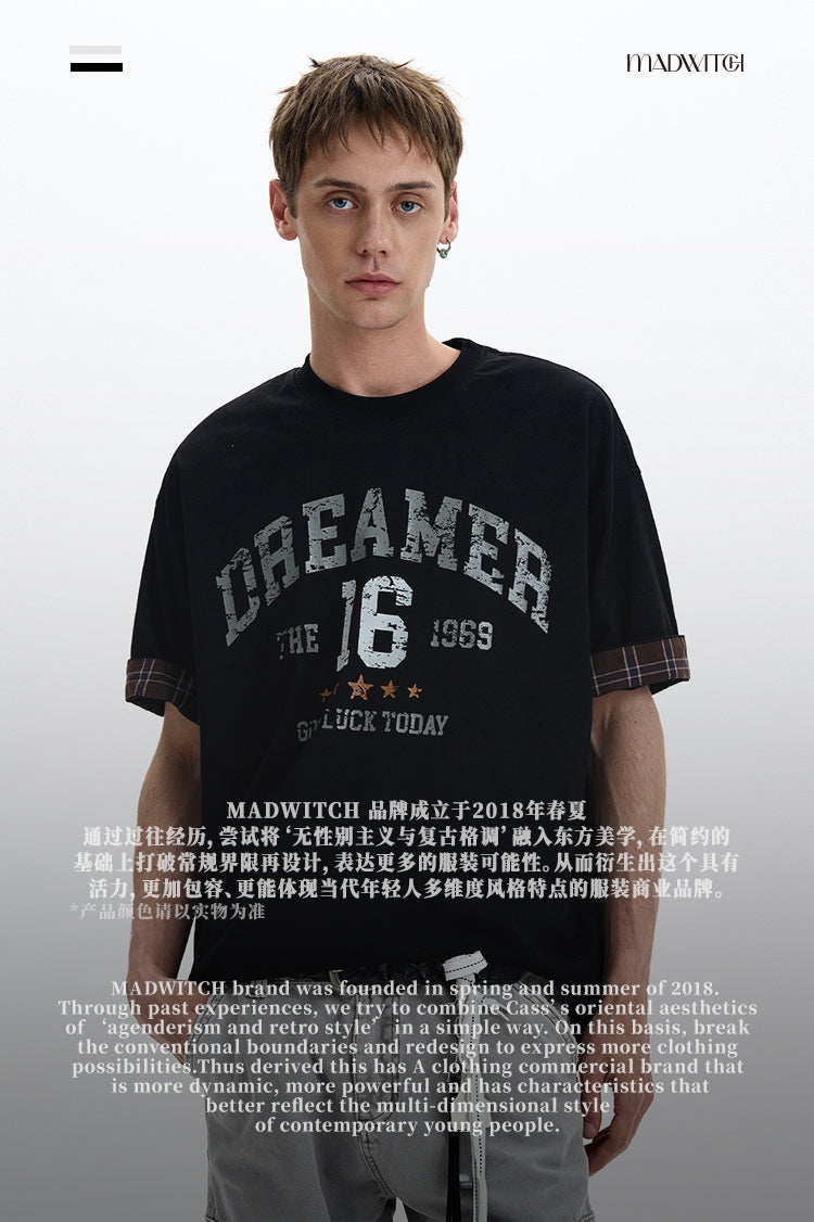 MADWITCH CONTRAST SLEEVE TEE #990511