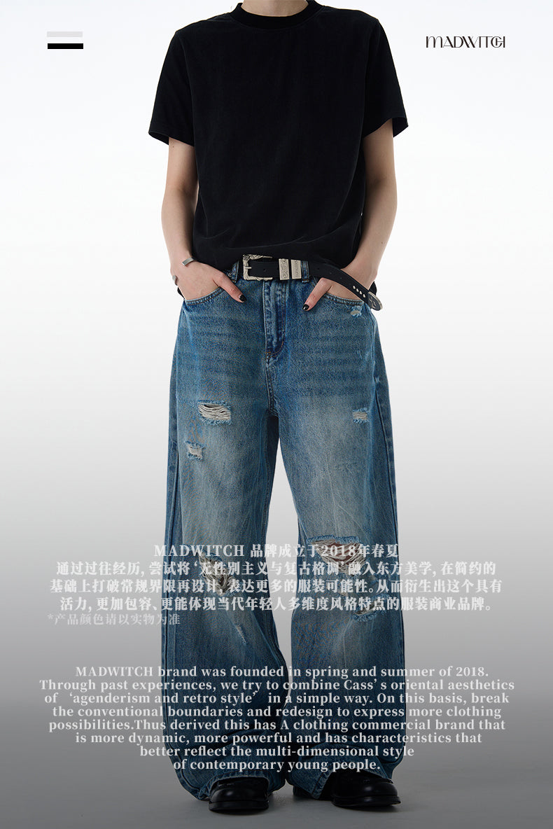 MADWITCH URBAN STRAIGHT JEANS #FX027