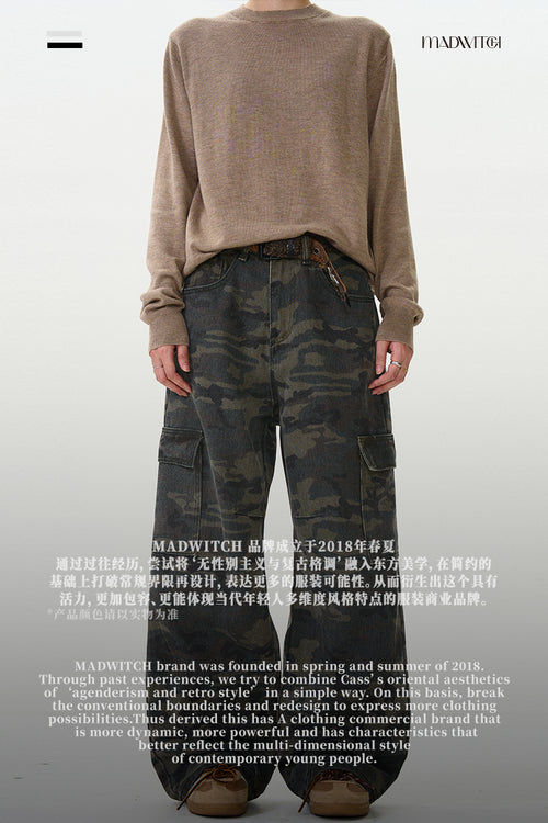 MADWITCH CAMO UTILITY PANTS #RK90