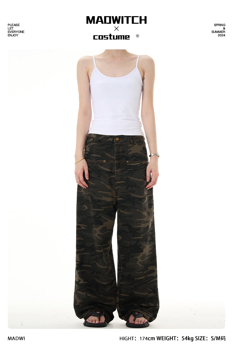 MADWITCH NEW DESIGN CAMO PANTS #C785