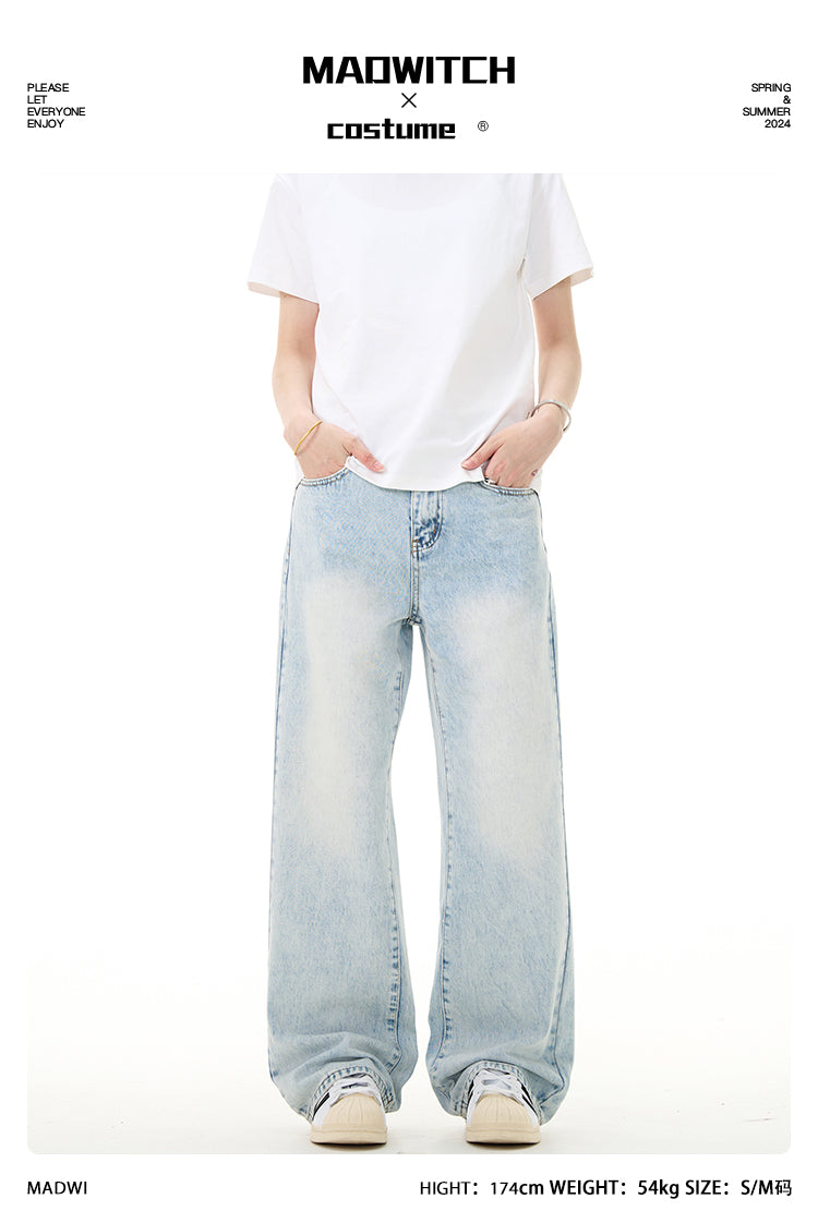 MADWITCH LIGHT WASH JEANS #K3299