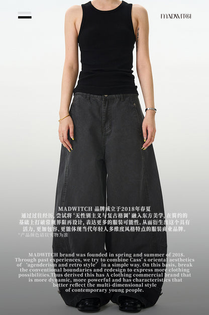 MADWITCH SABER-CUT MINIMALIST CARGO PANTS #WHOA086