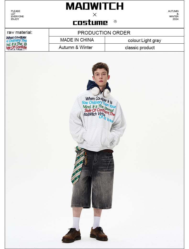 MADWITCH HOODED SWEATSHIRT #MD3606