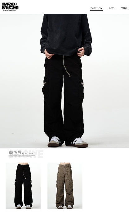 MADWITCH RELAXED FIT STRAIGHT PANTS #C630