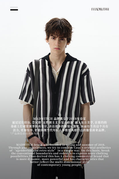 MADWITCH CROCHET KNIT TSHIRT #MFY222