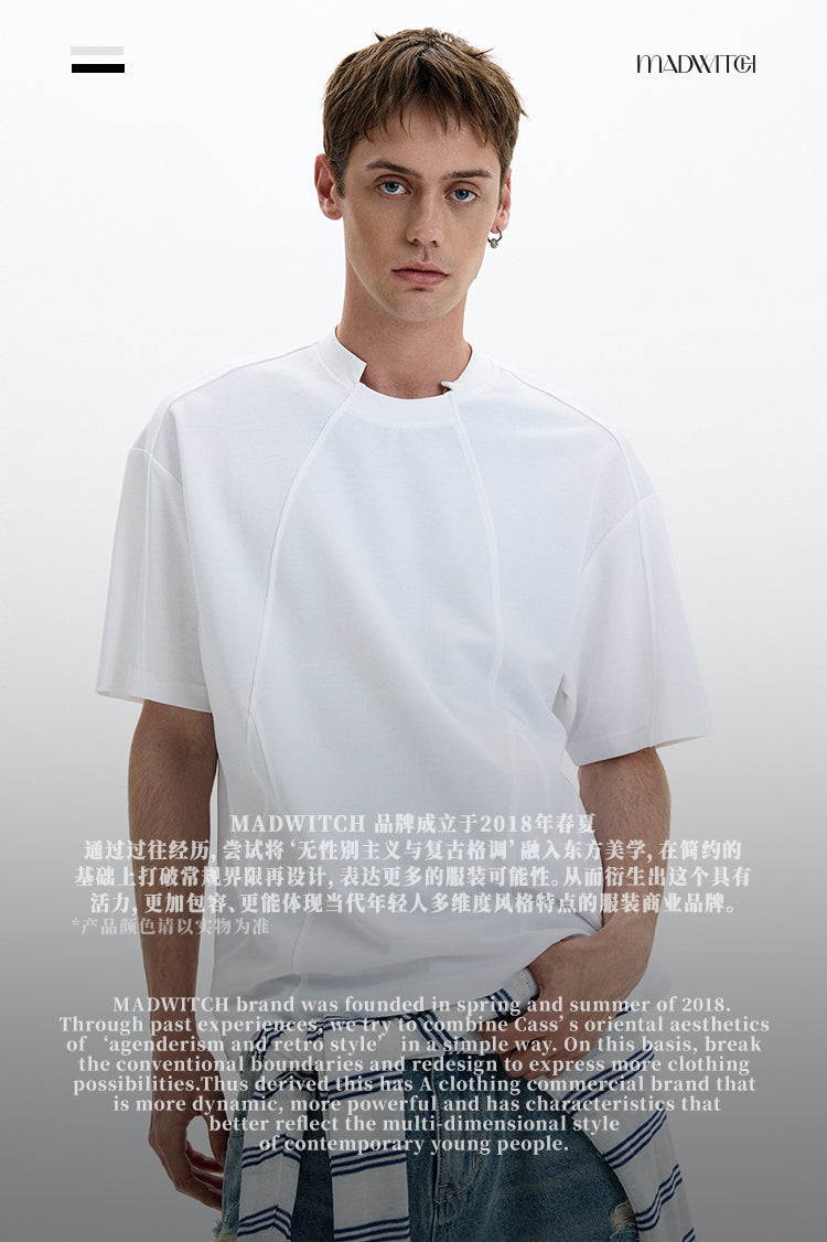 MADWITCH PATCHWORK DESIGN TEE #241322