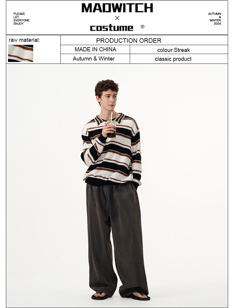 MADWITCH KNITTED VINTAGE SWEATER #81123