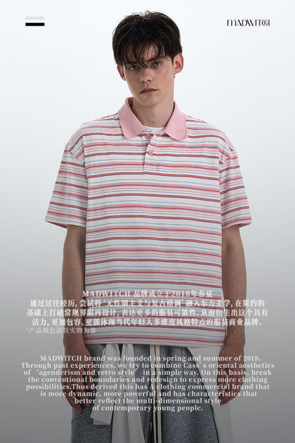 MADWITCH COLORBLOCK POLO SHIRT #C036