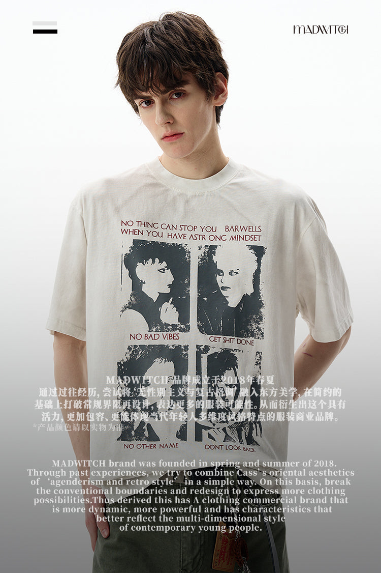 MADWITCH GRAPHIC CASUAL TEE #25703