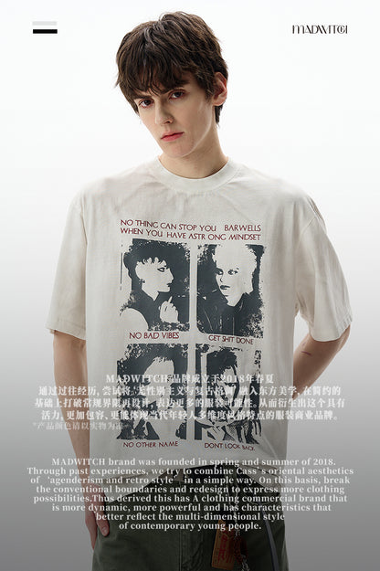 MADWITCH GRAPHIC CASUAL TEE #25703