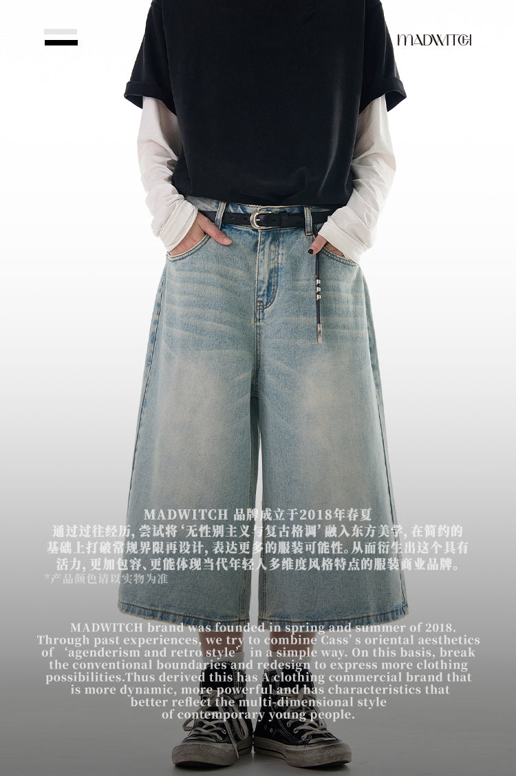 MADWITCH CLEANFIT VINTAGE STRAIGHT LEG JEANS #G6687