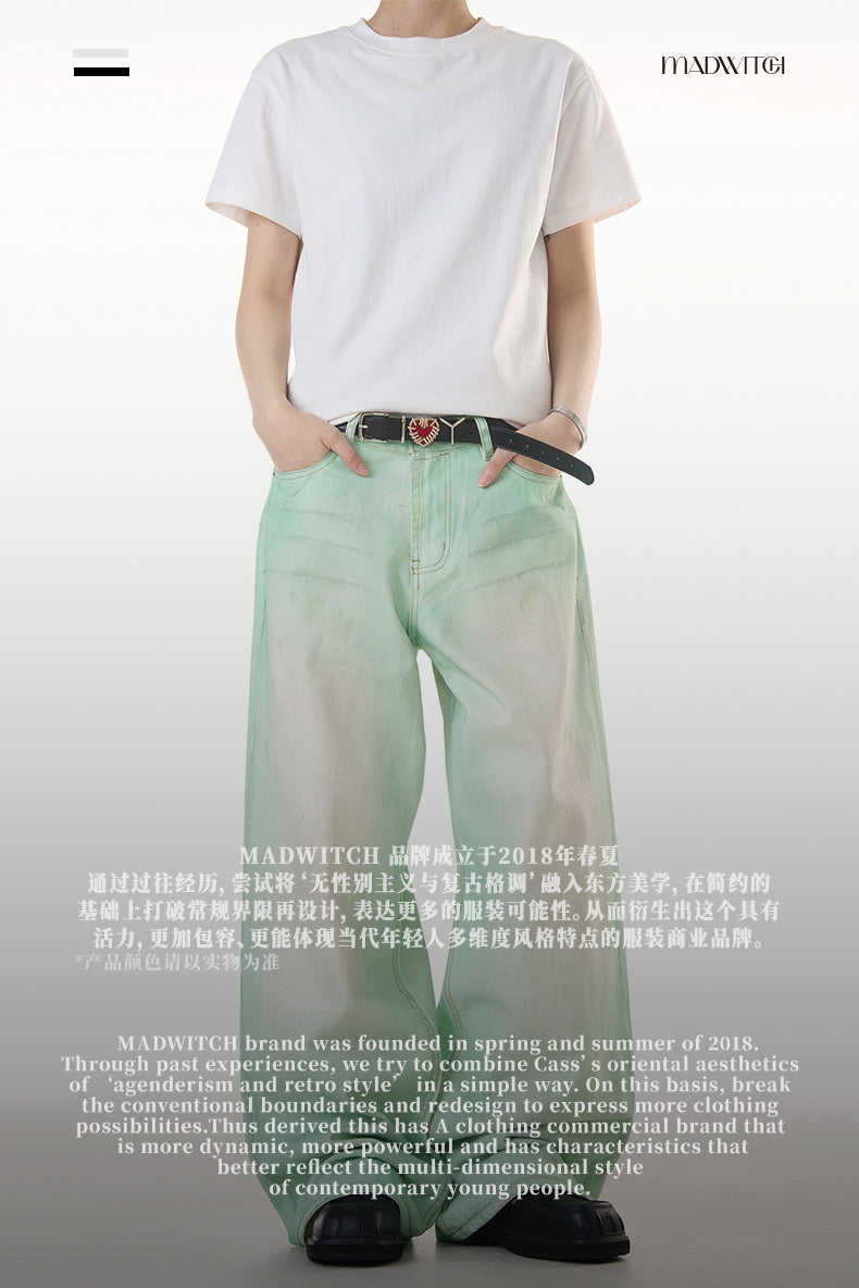MADWITCH WASHED GRADIENT JEANS #CK9582