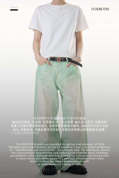 MADWITCH WASHED GRADIENT JEANS #CK9582
