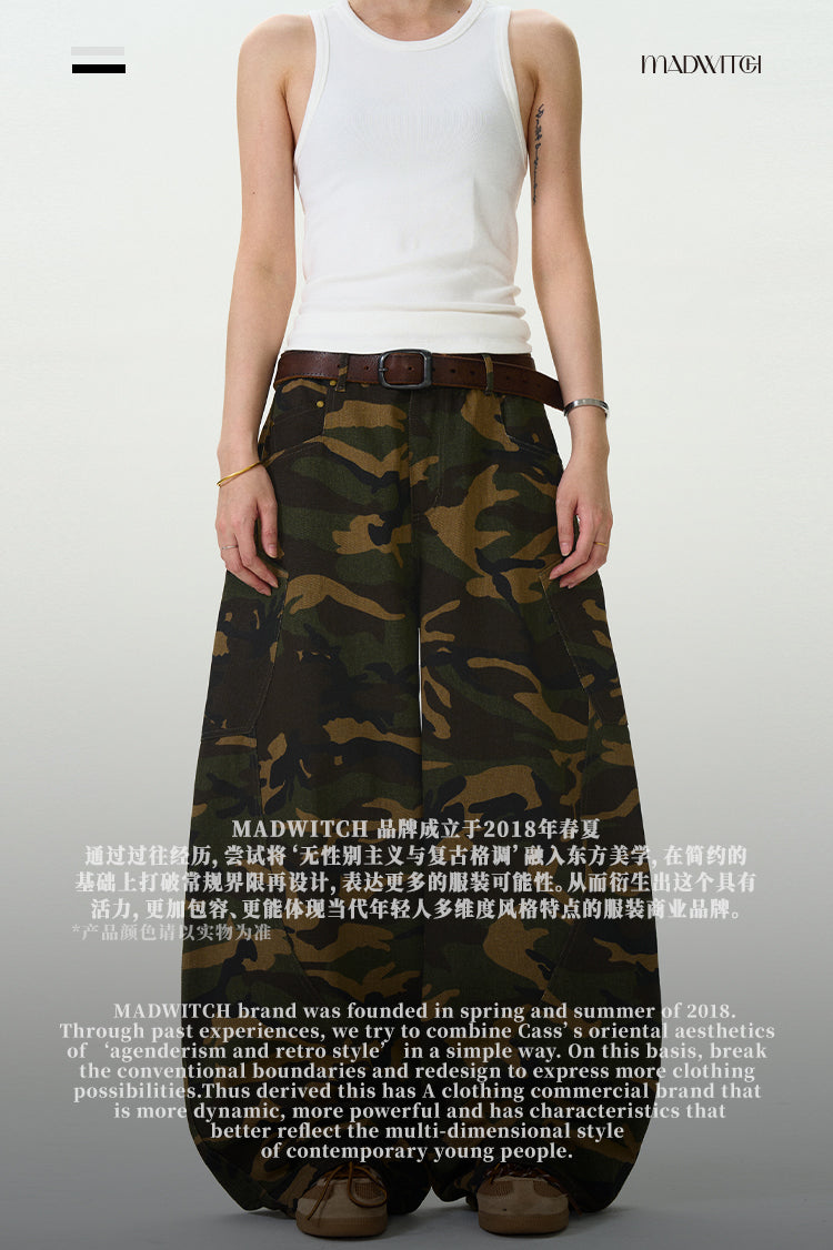 MADWITCH VERSATILE RETRO CASUAL PANTS #L427