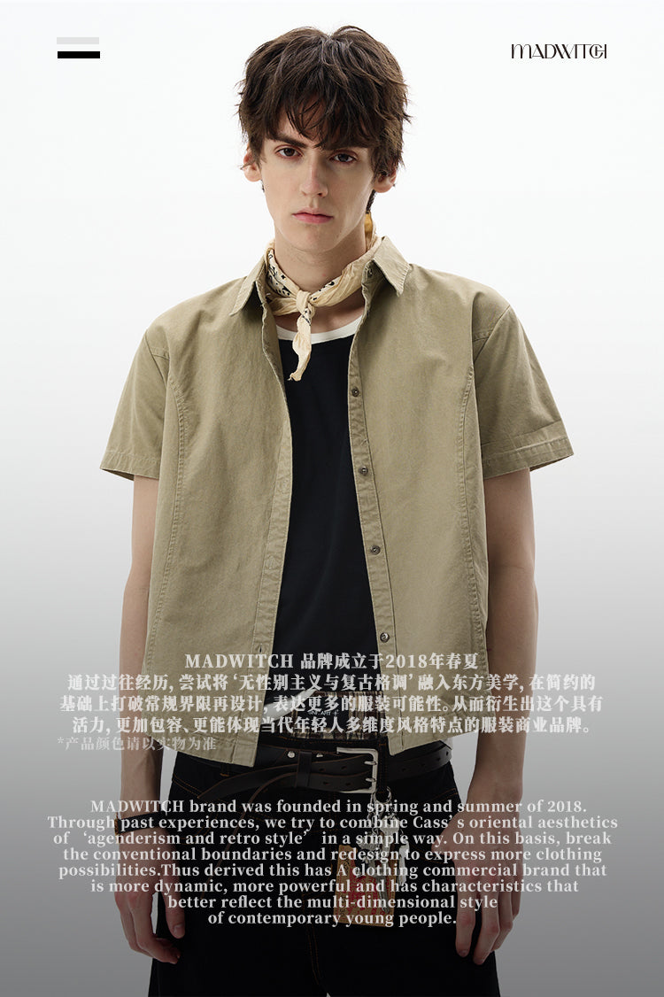 MADWITCH SHORT SLEEVE WORK SHIRT #CW1198N