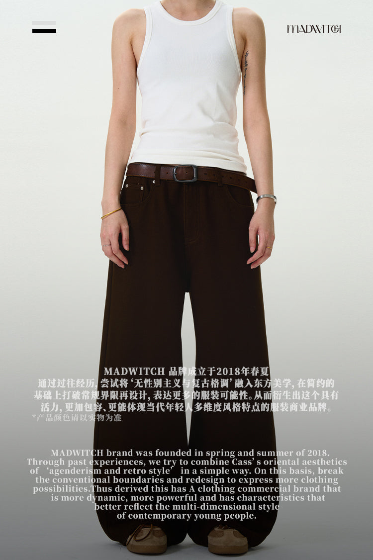 MADWITCH FLEECE-LINED FLARE JEANS #D1679