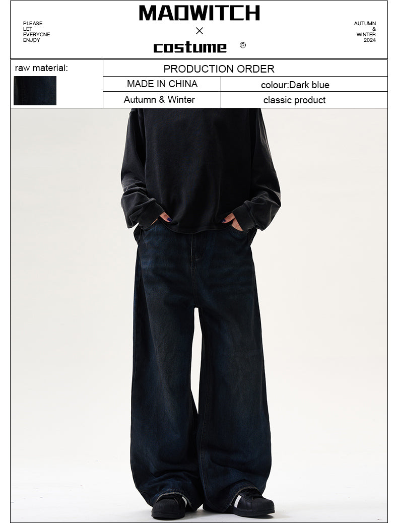 MADWITCH HEAVY SPLATTERED JEANS #BKJ25150