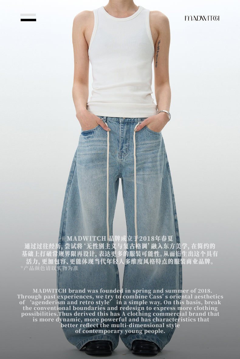 MADWITCH CLEANFIT LOOSE-FIT DENIM JEANS #G6670