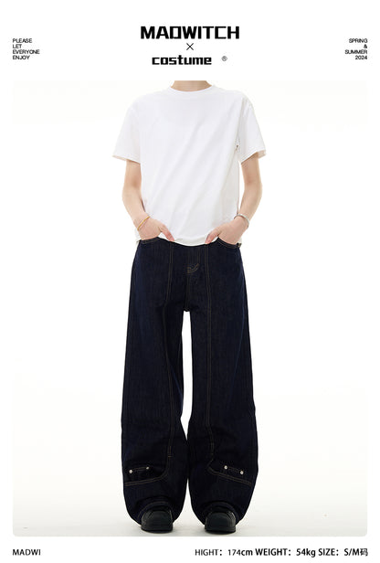 MADWITCH UPSIDE DOWN STRAIGHT LEG JEANS #WHOA007