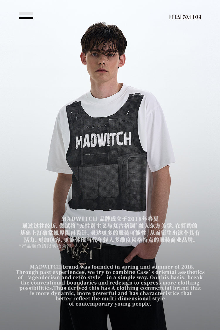 MADWITCH ORIGINAL TACTICAL VEST T-SHIRT #MD4190