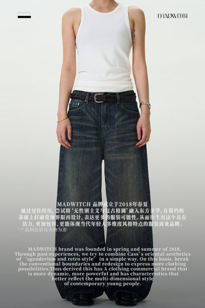 MADWITCH LOOSE VINTAGE JEANS #FX056