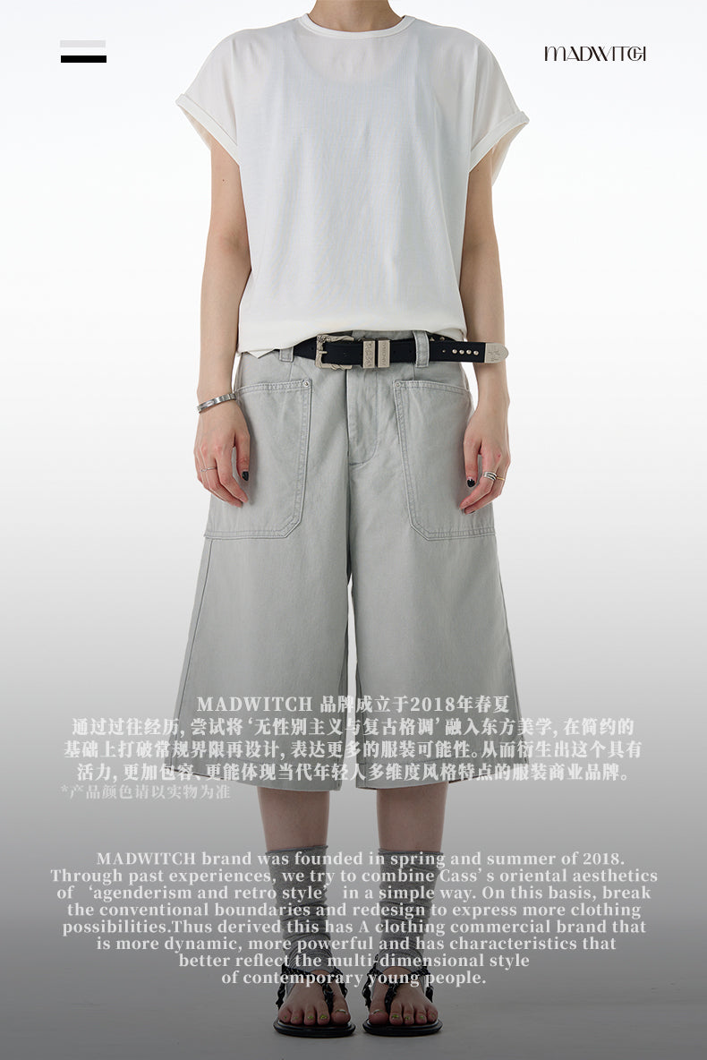 MADWITCH REVERSIBLE CASUAL SHORTS #DR3165