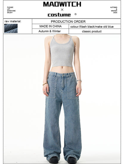 MADWITCH FITTED STRAIGHT LEG JEANS #WHOA003